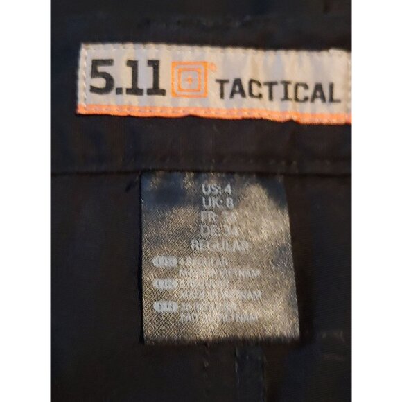 5.11 Tactical Cargo Pants Hiking Women's Size 4 Outdoors Black Camping - Picture 12 of 14